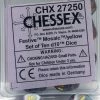 Other Dice Chessex Festive Mosaic/Yellow 10ct D10 Set (27250)