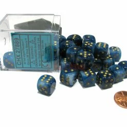 Other Chessex 12mm Gemini Blue Gold/White 36ct D6 Set (27889)