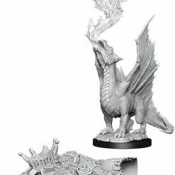 Other D&D Nolzur's Marvelous Unpainted Miniatures: Gold Dragon Wyrmling & Small Treasure Pile