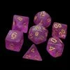 Other Die Hard Dice Sakura W/ Gold 7ct Polyhedral Set