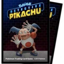 Other Ultra Pro Standard Card Game Sleeves 65ct Pokemon Detective Pikachu Mr. Mime (15202)