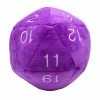 Other Jumbo D20 Dice Plush Purple (15475)