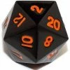 Other Easy Roller Single Gunmetal D20 Orange Dice