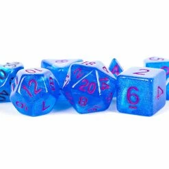 Other Metallic Dice Games Stardust Blue/Purple 7ct Polyhedral Dice Set