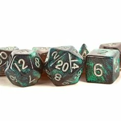 Other Metallic Dice Games Stardust Gray/Silver 7ct Polyhedral Set