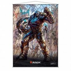 Other Magic The Gathering Ultra Pro Wall Scroll MtG Stained Glass Karn (18177)