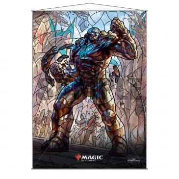 Other Magic The Gathering Ultra Pro Wall Scroll MtG Stained Glass Karn (18177)