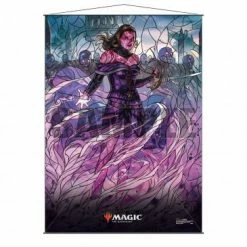 Other Ultra Pro Wall Scroll MtG Stained Glass Liliana (18179) Magic The Gathering