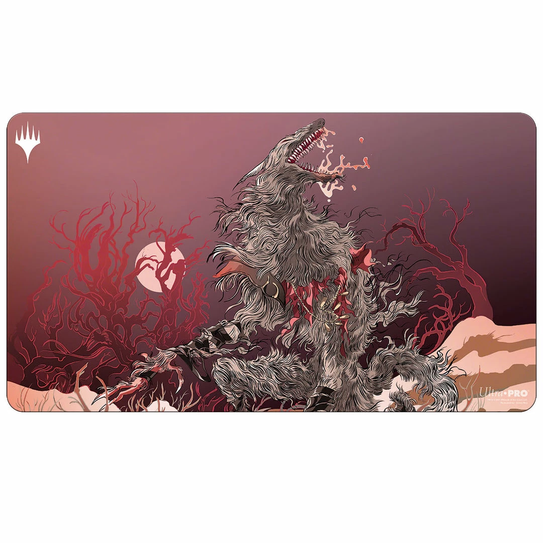 Common Ground Games Ultra Pro Double Sided Playmat MtG Innistrad: Midnight Hunt Arlinn, The Pack's Hope (18836) Magic The Gathering