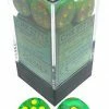Other Chessex 16mm Vortex Slime/Yellow 12ct D6 Set (27715)