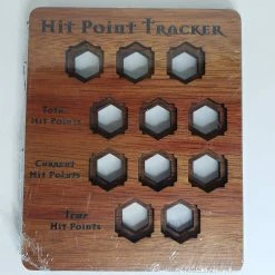 Other Role Playing Games 5e Hardwood Hit Point Tracker - Bloodwood