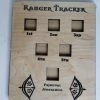 Other 5e Hardwood Character Cards - Ranger Tracker In Cherry Wood
