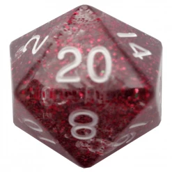 Other Metallic Dice Games Ethereal Light Purple/White Mega 35mm D20