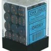 Other Dice Chessex 12mm Opaque Dusty Blue/Copper 36ct D6 Set (25826)