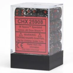 Other Dice Chessex 12mm Speckled Space 36ct D6 Set (25908)