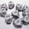 Other Chessex Opaque Grey/Black 10ct D10 Set (26210)