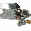 Other Chessex 12mm Gemini Copper Steel/White 36ct D6 Set (26824)