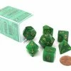 Other Chessex Vortex Green/Gold 7ct Polyhedral Set (27435)