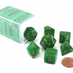 Other Chessex Vortex Green/Gold 7ct Polyhedral Set (27435)