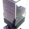 Other Chessex Vortex Purple/Gold 7ct Polyhedral Set (27437) Dice