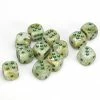 Other Chessex 16mm Marble Green/Dark Green 12ct D6 Set (27609)