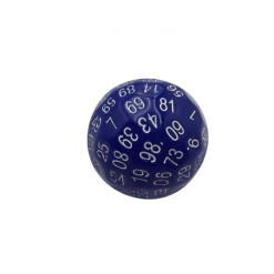 Other Single D100 Blue Dice