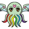 Common Ground Games Dice Pridethulhu Pin Rainbow