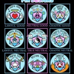 Common Ground Games Dice Chaotic Good Alignment Transgender Pride Pin