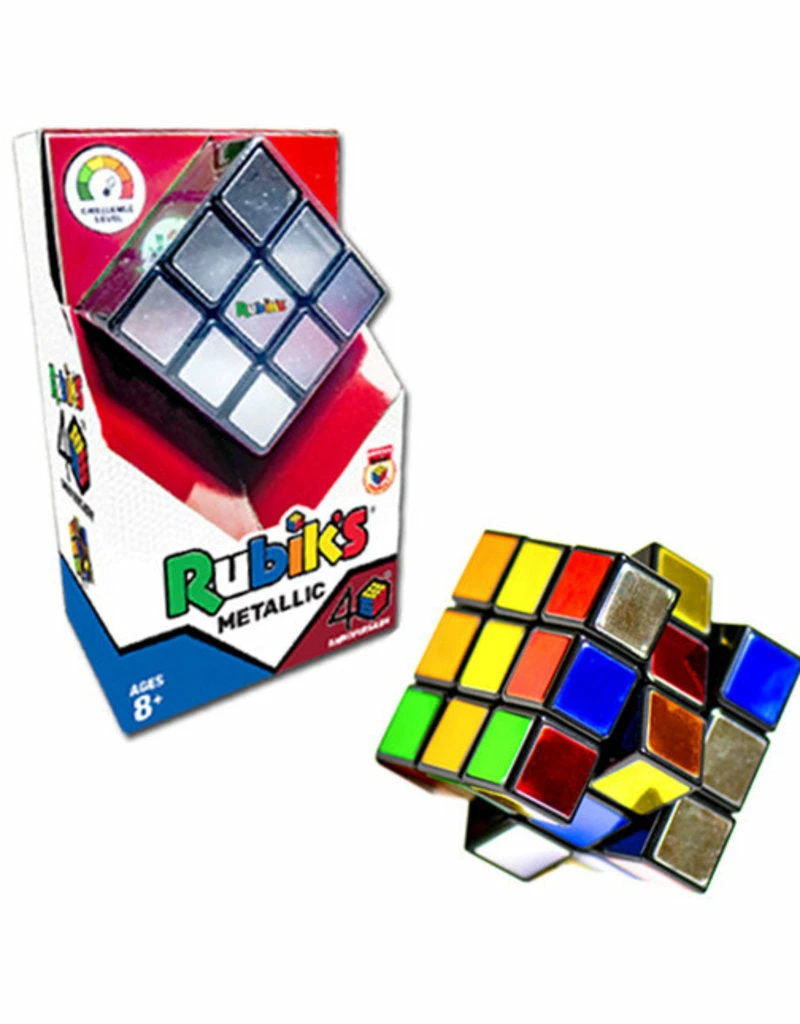 Other Rubik's Cube: Metallic 40th Anniversary 3x3 Ages 8 And Under