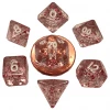 Other Metallic Dice Games Mini Ethereal Light Purple/White 7ct Polyhedral Set
