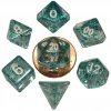 Other Metallic Dice Games Mini Ethereal Light Blue/White 7ct Polyhedral Set