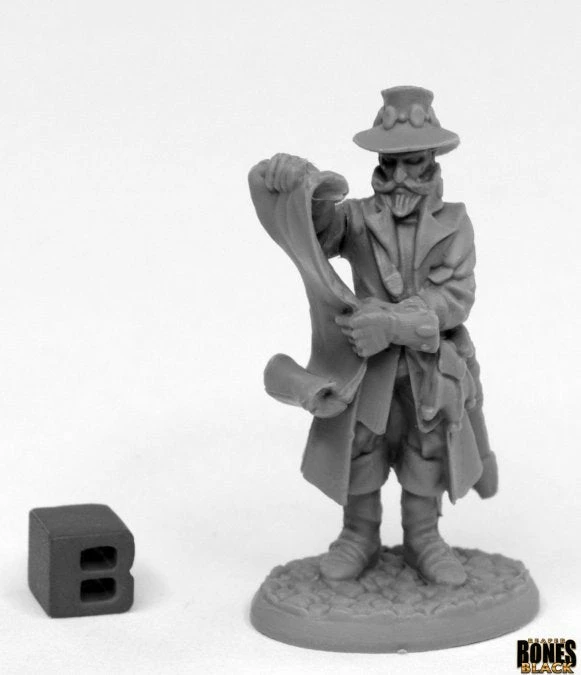 Other Reaper Bones Black Reaper Miniatures Bones Black Sheriff Drumfasser (44018)