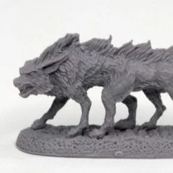 Other Reaper Bones Black Reaper Miniatures Bones Black Bloodwolf (44025)