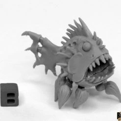 Other Reaper Miniatures Bones Black Terror Fish (44027) Reaper Bones Black