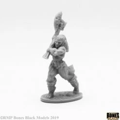 Other Reaper Miniatures Bones Black Jade Fire Champion (44096)
