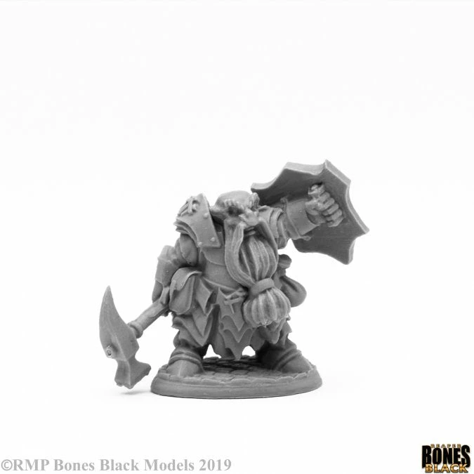 Other Reaper Miniatures Bones Black Dark Dwarf Smiter (44108)