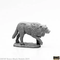 Other Reaper Miniatures Bones Black Winter Wolf (44125)