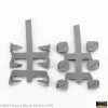 Other Reaper Miniatures Bones Black Modern Accessories (Gas Cans & Pylons) (49010)