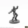 Other Reaper Bones Black Reaper Miniatures Bones Black Slade, Cyborg Hero (49018)