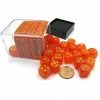 Other Dice Chessex 12mm Ghostly Glow Orange/Yellow 36ct D6 Set (27923)
