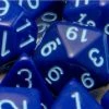 Other Role4Initiative Opaque Dark Blue With Light Blue Numbers 7ct Polyhedral Set