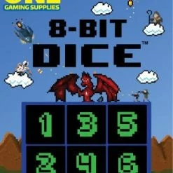 Other Turn One Gaming 8-bit Dice Monochrome