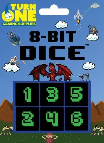 Other Turn One Gaming 8-bit Dice Monochrome
