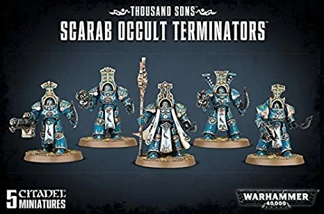 Other Warhammer 40,000 Thousand Sons Scarab Occult Terminators