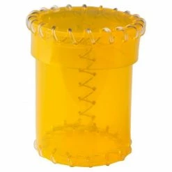 Other Q-Workshop Age Of Plastic Yellow Dice Cup