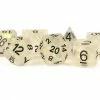 Other Metallic Dice Games Icy Opal Clear 7ct Polyhedral Dice Set