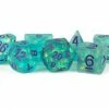 Other Metallic Dice Games Icy Opal Teal 7ct Polyhedral Dice Set