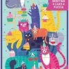 Other Cat Party Greeting Card Puzzle Puzzles