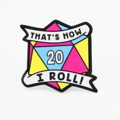 Other Dice That's How I Roll Pansexual Pride Sticker