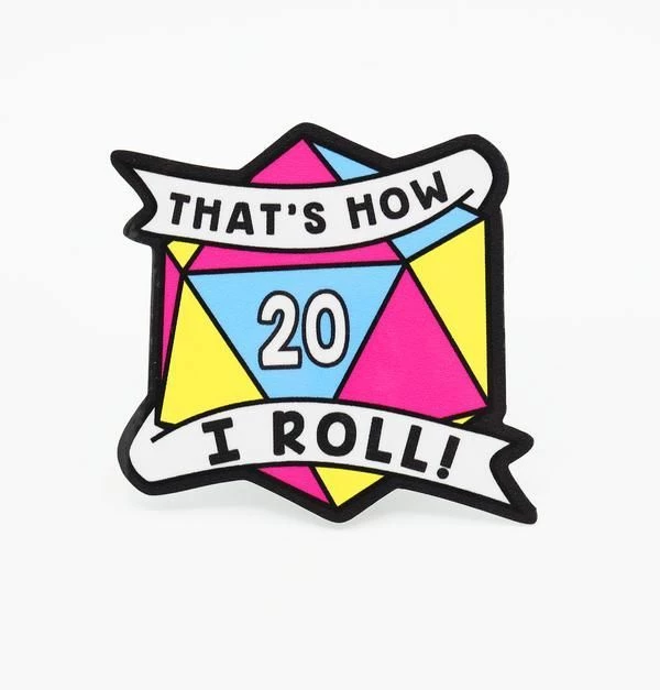 Other Dice That's How I Roll Pansexual Pride Sticker
